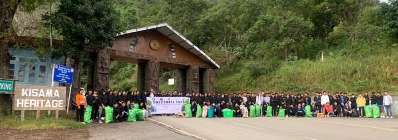 Participants of cleanliness drive on October 19.
